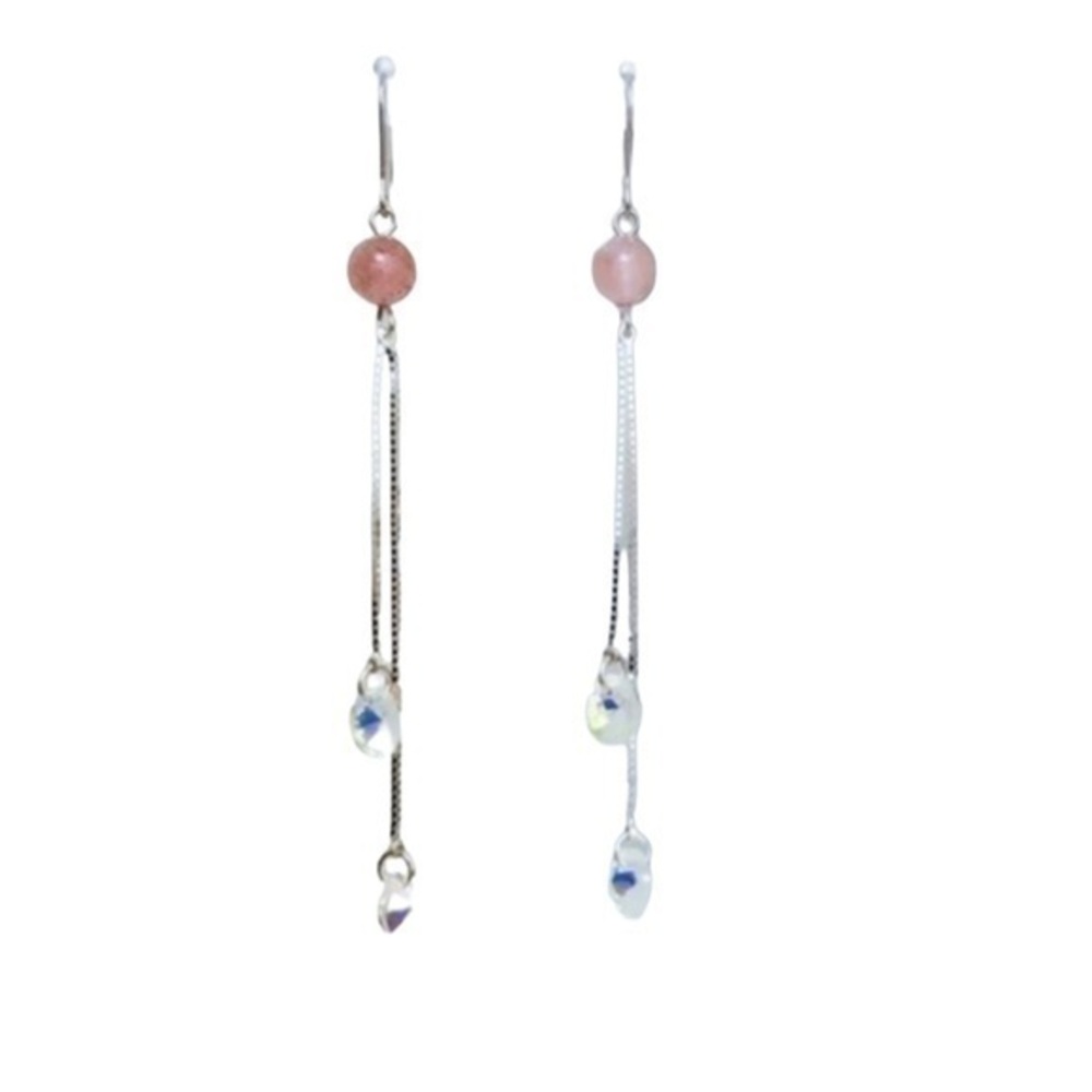 COPY - Sterling Silver long dangle earrings